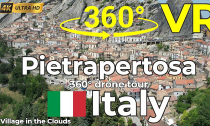 Pietrapertosa Italy 360° Drone Tour – Stunning Mountain Village in 4K VR
