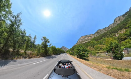 Driving through the south of France - Antibes to Dijon 360 video