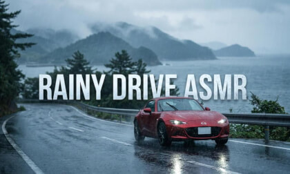 Driving Through a Rainy Day in Seto Inland Sea, Japan | Immersive ASMR Drive