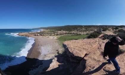 White River Beach and Sea Caves , Pegeia, Cyprus - 360° Insta360 X3