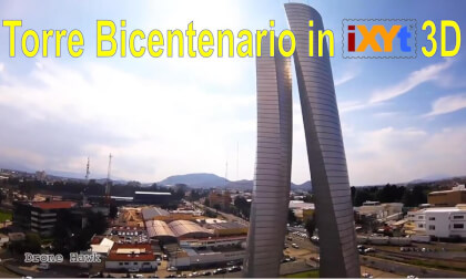 TorTorre Bicentenario project, Mexico in 3D SBS LR relax video for VR