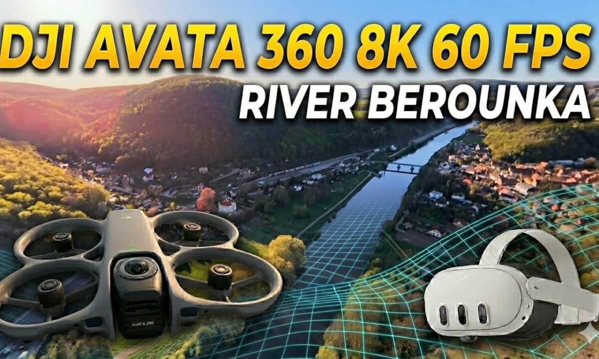 Berounka River Valley Dji Avata 360 (8K 60FPS) VR