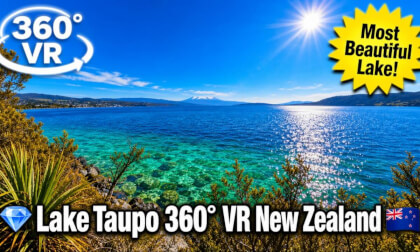 [New Zealand] Lake Taupo 360° VR - Most Beautiful Lake in New Zealand!