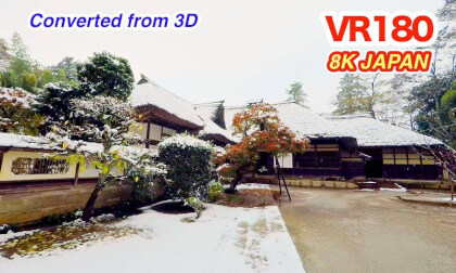 Snow-Covered Edo-Era Japanese House – Sakano Residence VR180 (Converted from 3D)