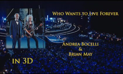 Who Wants to Live Forever Andrea Bocelli & Brian May