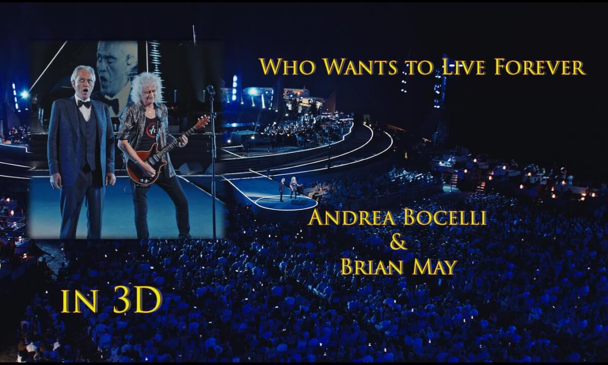 Who Wants to Live Forever Andrea Bocelli & Brian May