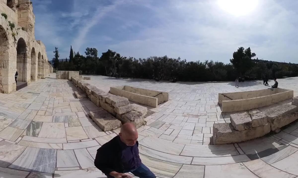 Odeon of Herodes Atticus, Athina (Athens), Greece - 360° Insta360 X3