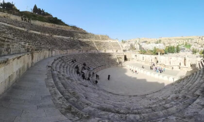 Inside the Roman Theatre, Amman, Jordan - 360° Insta360 X3