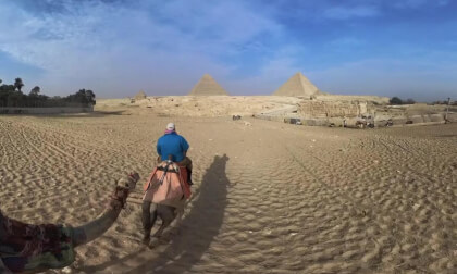 Camel ride (part 1), Pyramids of Giza, Egypt- 360° Insta360 X3