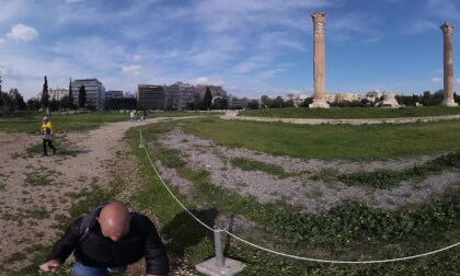 Temple of Olympian Zeus & Hadrian’s Arch, Athina (Athens), Greece - 360° Insta360 X3
