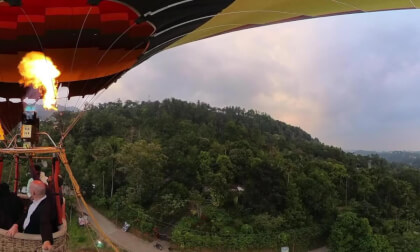 Hot air balloon ride, Munnar, Kerala - 360° Insta360 X3