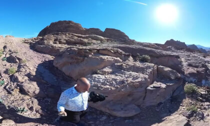Canyon and Springview lookouts, Petra, Jordan - 360° Insta360 X3