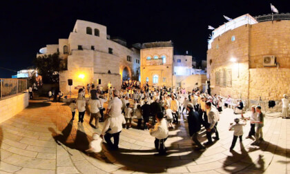 Breaking news: Jewish Yeshiva boys and Rabbis dance to celebrate Sukkot-Simchat Torah 360VR VR Video Breaking news: Jewish Yeshiva boys and Rabbis dance to celebrate Sukkot-Simchat Torah 360VR VR