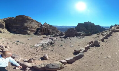 'Top of the World' Lookout, Petra, Jordan - 360° Insta360 X3