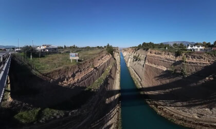 Corinth Canal, Loutraki, Greece - 360° Insta360