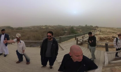 Elijah's Hill (Jabal Mar Elias) (ref: 2 Kings 2), Juwafat al-Kafrayn, Jordan - 360° Insta360 X3