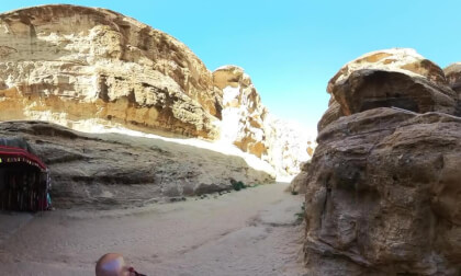 Exploring Little Petra (Al-Baydha), Jordan - 360° Insta360 X3