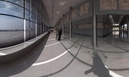 Parthenon Gallery, Acropolis Museum, Athina (Athens), Greece - 360° Insta360 X3