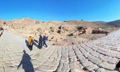 Petra Great Temple/The Basin (Qasr al-Bint), Petra, Jordan - 360° Insta360 X3