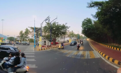 Riding to Kailasagiri, Visakhapatnam - 360° Insta360 X3