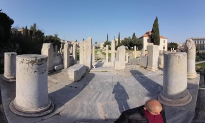 Roman Agora & Tower of the Winds/Horologion of Andronikos of Kyrrhos, Greece - 360° Insta360 X3