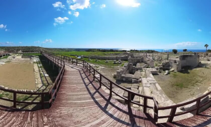 Roman Agora and Public Baths, Kourion, Cyprus - 360° Insta360 X3