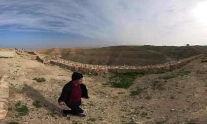 Ruins of the Palace of Machaerus, Madaba, Jordan - 360° Insta360 X3