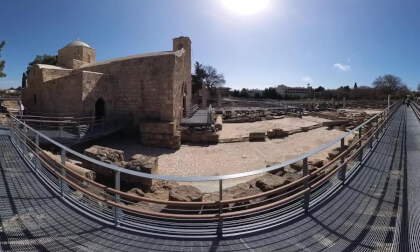 Saint Paul's Pillar and Church, Paphos, Cyprus - 360° Insta360 X3