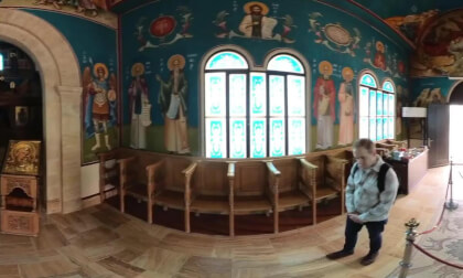 St John the Baptist Church, Jordan River, Juwafat al-Kafrayn, Jordan - 360° Insta360 X3