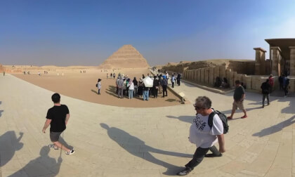 Step Pyramid of Djoser complex, Badrshein, Egypt - 360° Insta360 X3