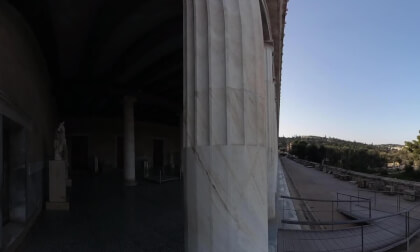 Stoa of Attalos, Athina (Athens), Greece - 360° Insta360 X3