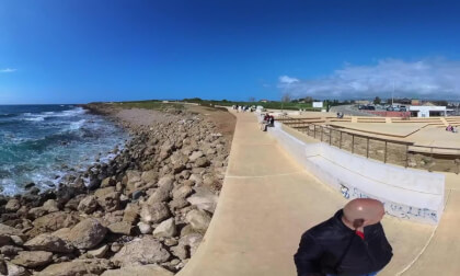 Sunset Peer, Paphos, Cyprus - 360° Insta360 X3