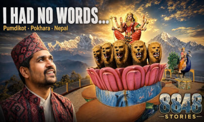 I Found Nepal's Most Spiritual Hilltop — Pumdikot Pokhara 360° Walk | 8848 Stories