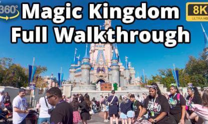 Magic Kingdom (360° VR & Ambisonic Sound) | Full Walkthrough 2026 | Walt Disney World