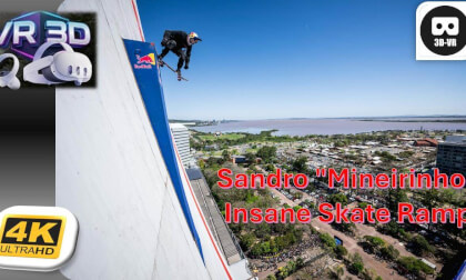 3D Biggest Skate Ramp EVER world record Sandro Dias Redbull