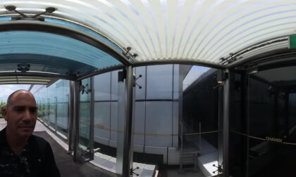 Terminal 2 Sunflower Garden and Dreamscape, Changi Airport, Singapore - 360° Insta360 X3