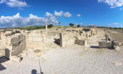 The Kourion Episcopal Christian Basilica, Kourion, Cyprus - 360° Insta360 X3
