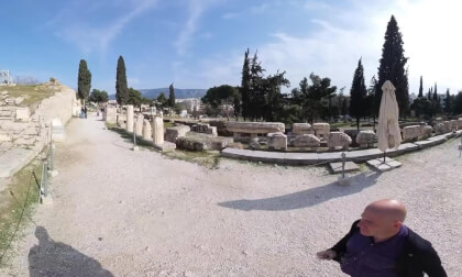 Theater of Dionysus Eleuthereus, Athina (Athens), Greece - 360° Insta360 X3