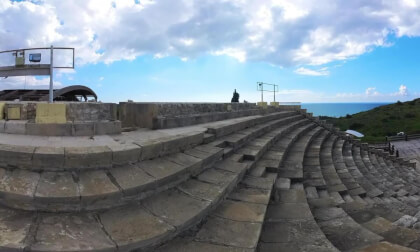 Theatre, Kourion Archaeological Park, Kourion, Cyprus - 360° Insta360 X3