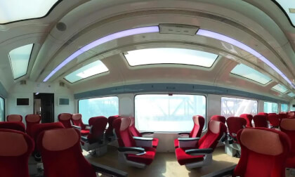 Vistadome train from Koraput to Visakhapatnam - 360° Insta360 X3