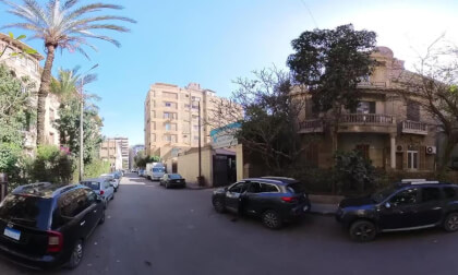 Walking to my father's childhood home in Heliopolis, Cairo, Egypt - 360° Insta360 X3