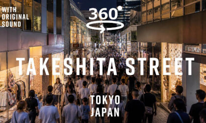 Takeshita Street – Tokyo, Japan 🇯🇵 | Short Night Walk 360° | Original Sound