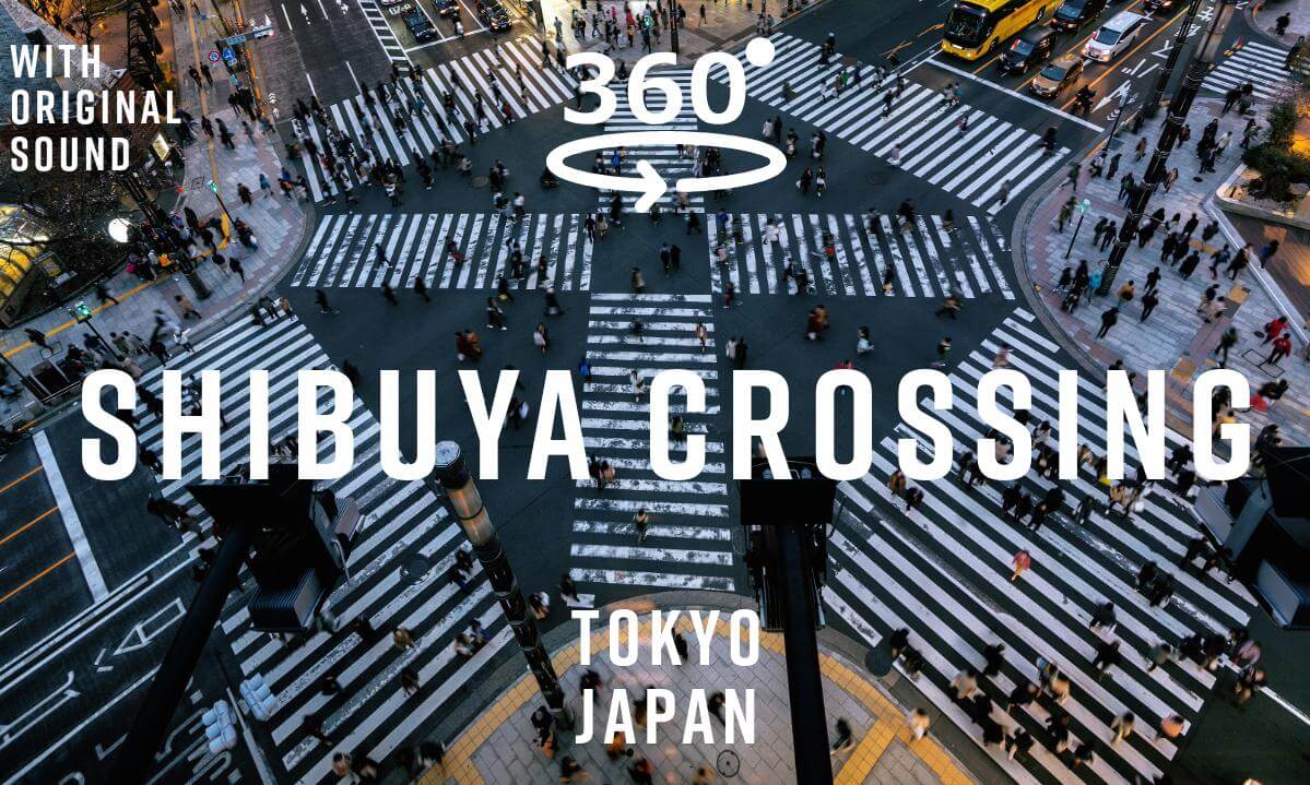 Shibuya Crossing – Tokyo, Japan 🇯🇵 | Short 360° Walk | Original Sound