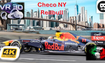 3D Redbull Sergio Perez Drives F1 Car Through New York City 💥💥🚗