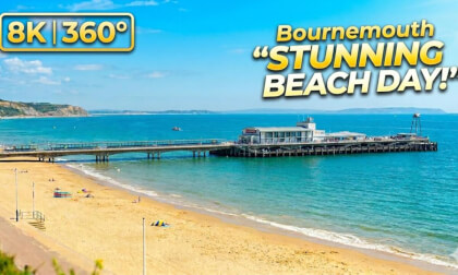 A Perfect Sunny Day in Bournemouth! ☀️🏖️ - 8K 360° VR