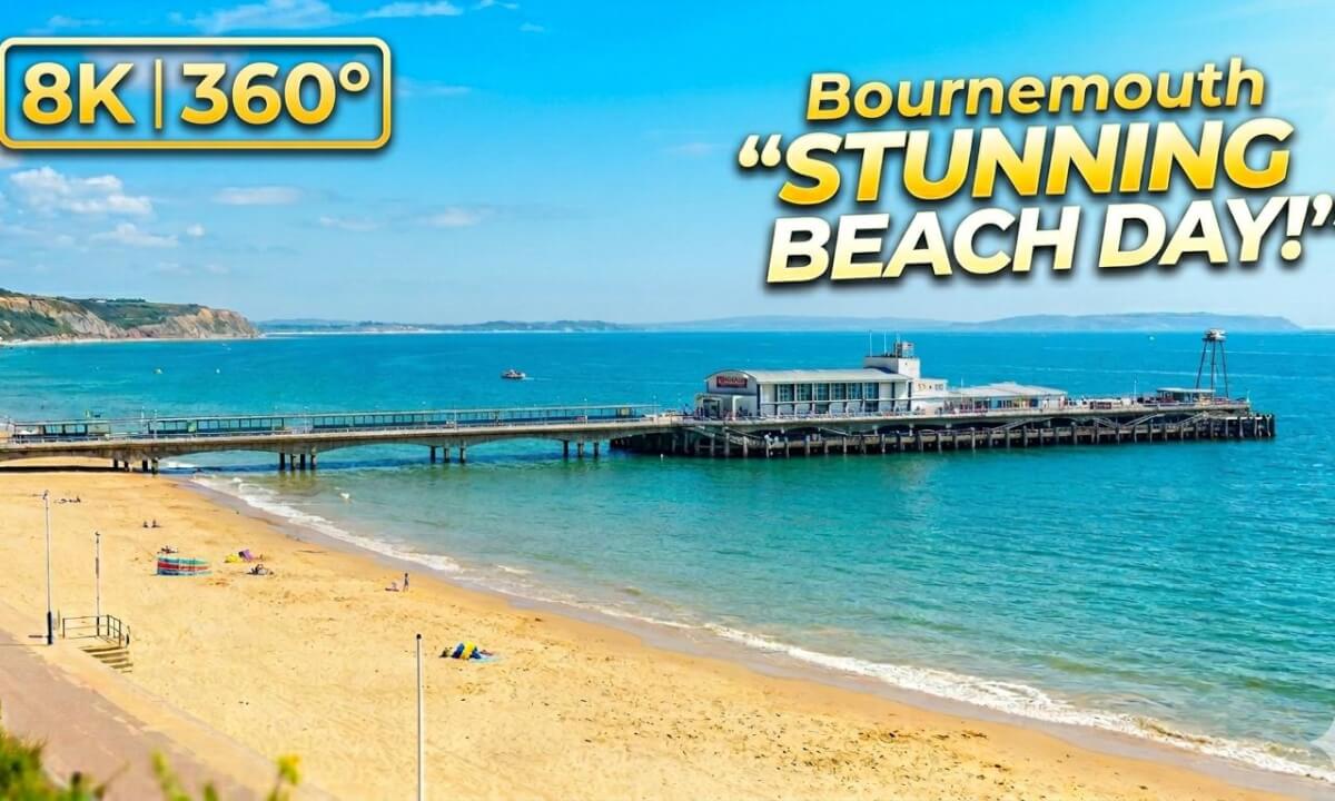 A Perfect Sunny Day in Bournemouth! ☀️🏖️ - 8K 360° VR