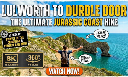 The Most Beautiful Hike in England? 🏔️ Lulworth to Durdle Door - 8K 360° VR