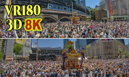 Tokyo Shinbashi "Karasumori Shrine Annual Festival"  in JAPAN 烏森神社例大祭