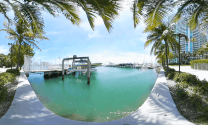 Miami Beach Marina shot in 360 vr VR Video Miami Beach Marina shot in 360 vr VR