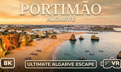 Exploring Portugal’s Jaw-Dropping Cliffs & Sea Caves | Portimao Portugal in 8K VR 180 3D